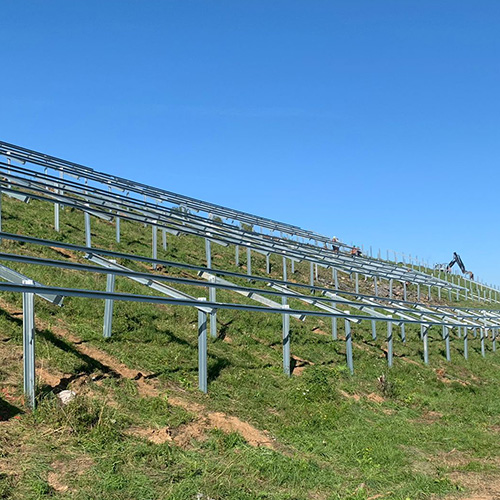 Bau Solarpark